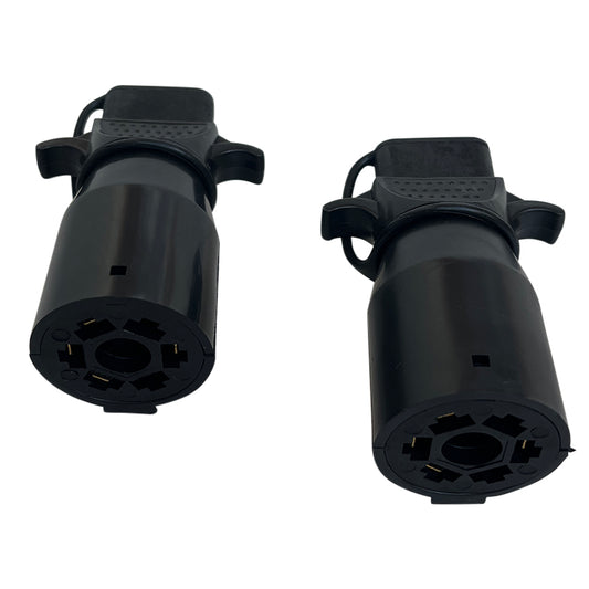 Adapter van 7-weg bladaansluiting naar 4-weg platte aansluiting