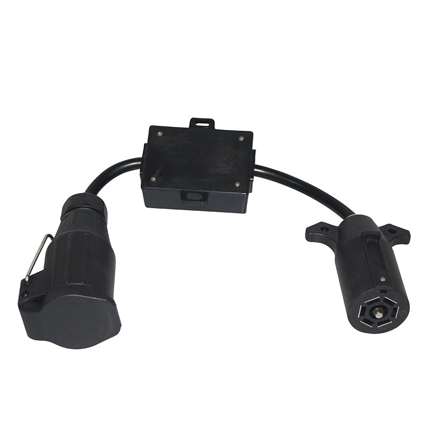 Adapter 7-weg stekker + 13-weg socket