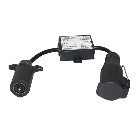 Adapter 7-weg stekker + 13-weg socket