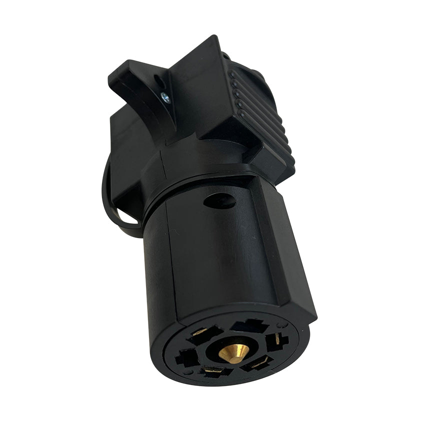 Adapter, 7-weg bladaansluiting naar 4/5-weg platte socket 12V