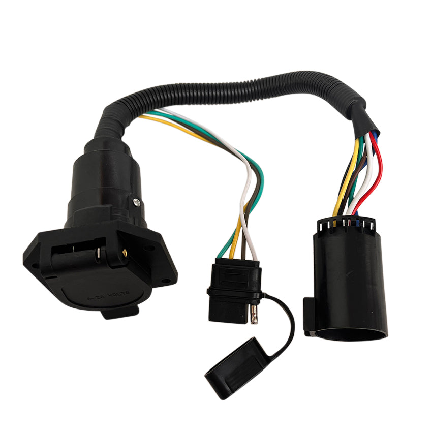 7-pins, 4-pins aanhangwagen stekker socket 12V