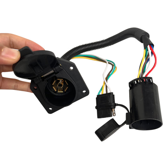 7-pins, 4-pins aanhangwagen stekker socket 12V