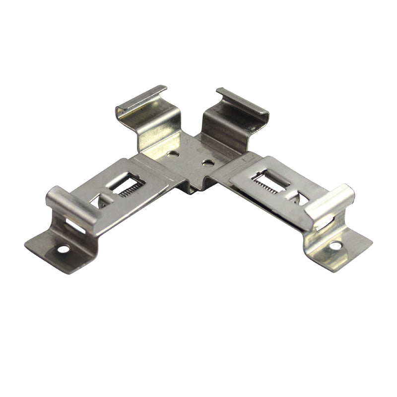 RVS Kenteken / Nummerplaat Houders - Universeel Frame Beugels Clips Klemmen (set)