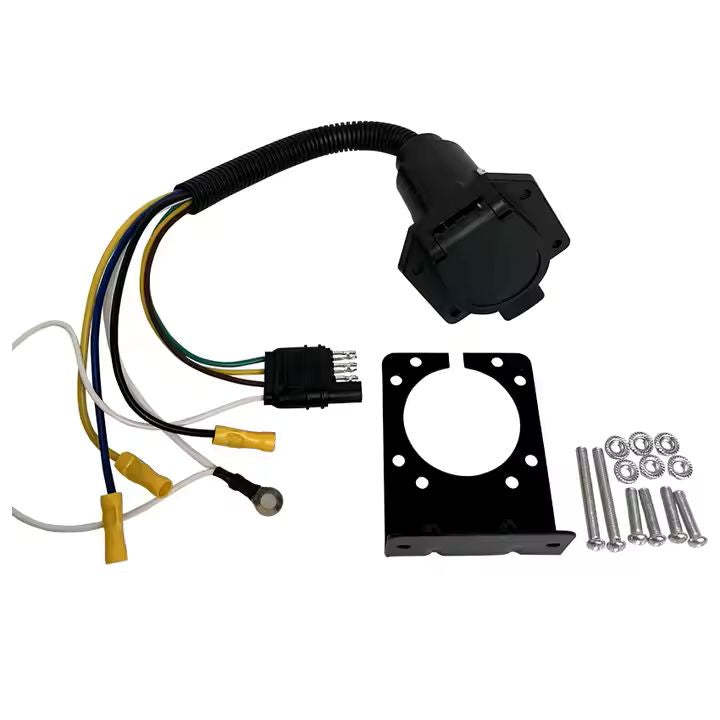 RV american trailer connector plug 4 way naar 7 way trailer adapter