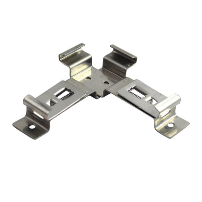 RVS Kenteken / Nummerplaat Houders - Universeel Frame Beugels Clips Klemmen (set)