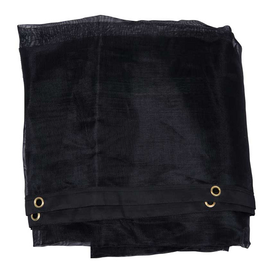 Fijnmazig aanhangwagennet PRO 3500x2100mm PVC, 350 gr/m2 zwart